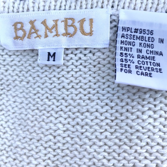 Vintage 80’s southwestern embroidered cactus native tassel sweater vest top - Picture 7 of 7